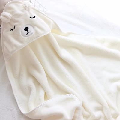 Newborn Baby Hooded Towels Kids Bathrobe Super Soft Bath Towel Blanket Warm Sleeping Wrap for Infant Boys Girls