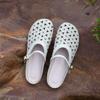 Johnature Genuine Leather Hollow-out Breathable Flat Slippers Soft Soled Versatile Women's Slip-on Shoes