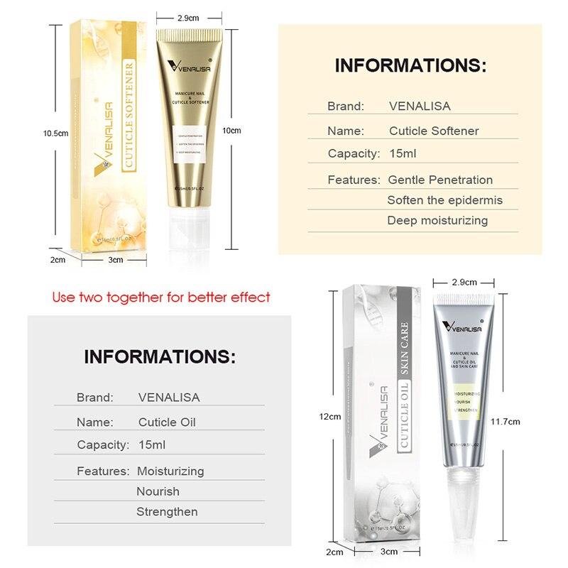 Venalisa 15 ml Nagelhautweichmacher, Nagelhautöl, Nagelpflege, Maniküre-Werkzeug