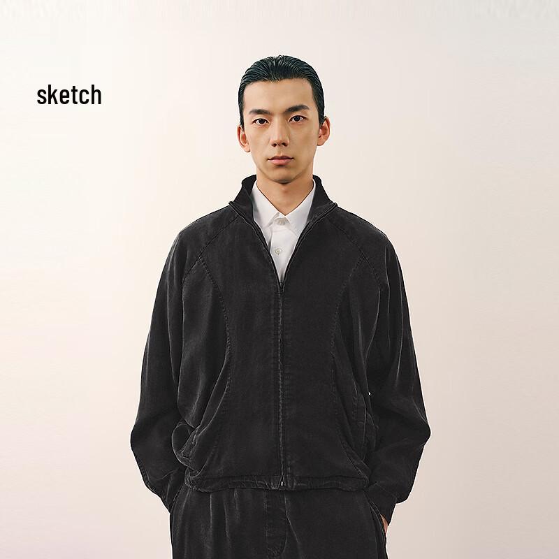 CROQUIS Men's 2026 Spring Raglan Stand Collar Jacket