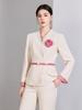 Women's High-End Spring/Autumn 2026 Professional Suit Skirt Set for Hotel Receptionists and Beauticians