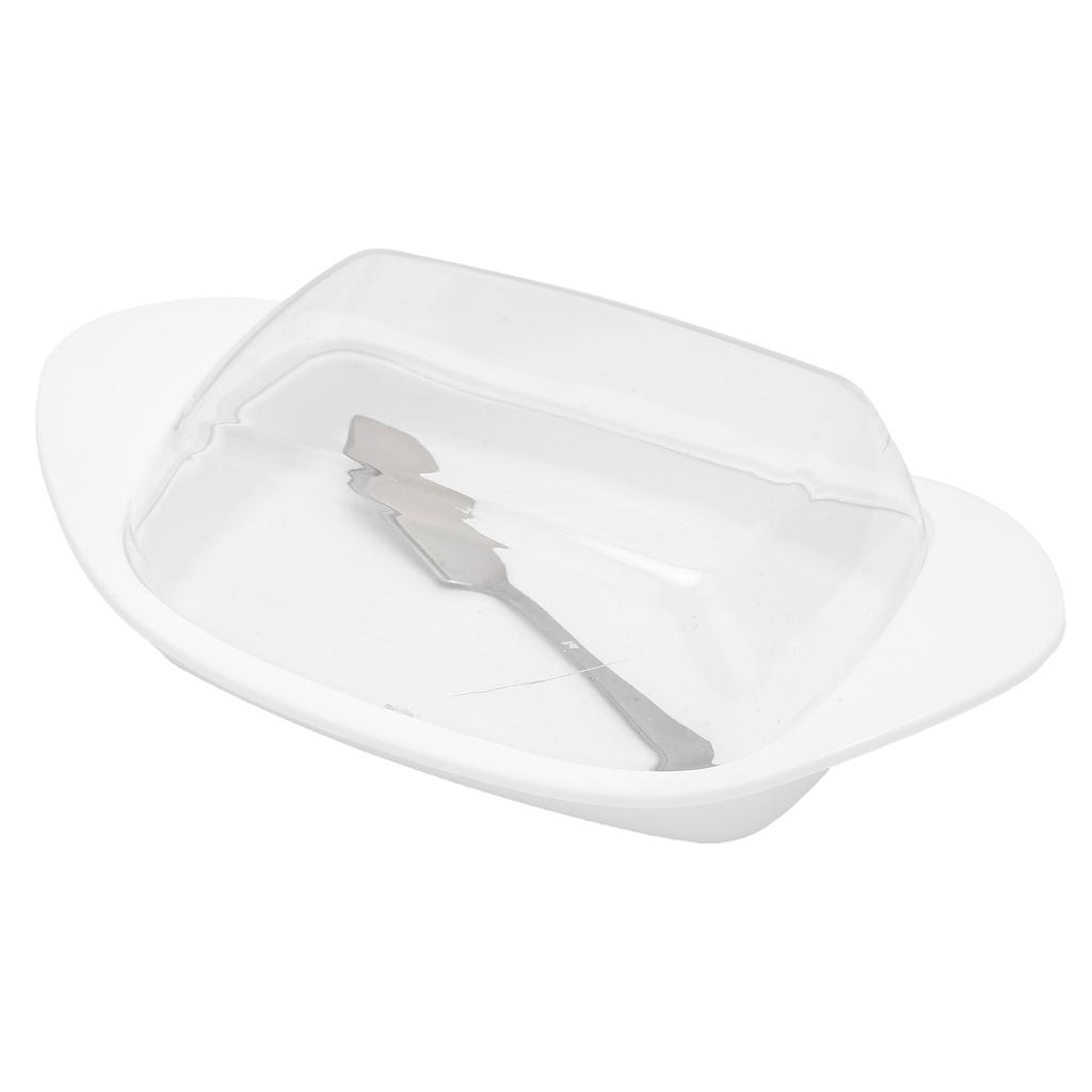 BoatShaped   Dish with Lid Food Grade PP   Cutting Box for Chess Home Kitchen(Red )