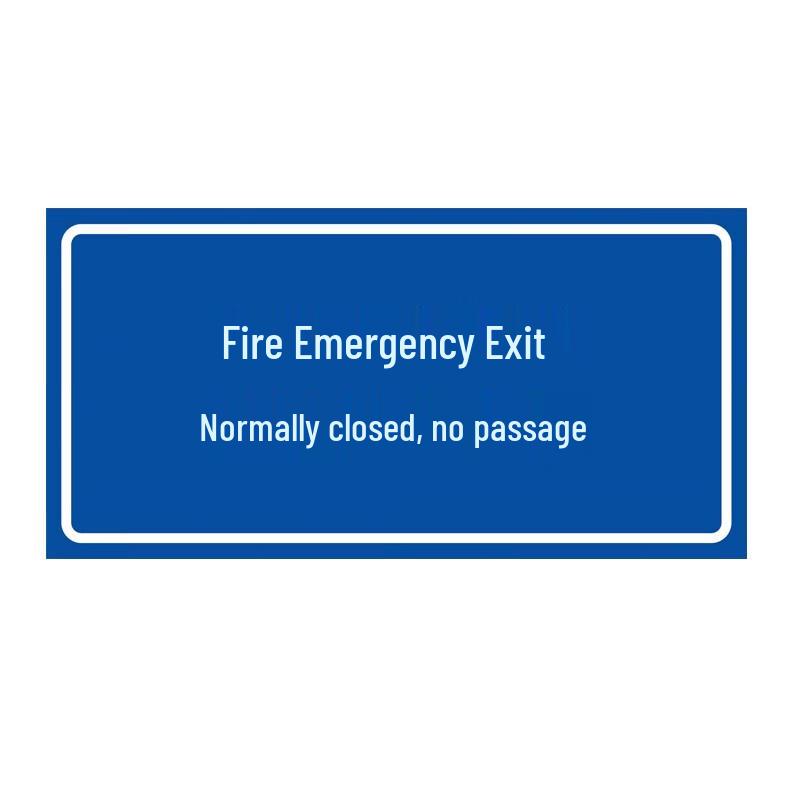 Алюминиевый светоотражающий знак аварийного выхода при пожаре