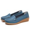 Women Shoes Soft Leather Shoes with Heels Loafers Black Flat Shoes Women's Moccasins Casual Flats Female Footwear