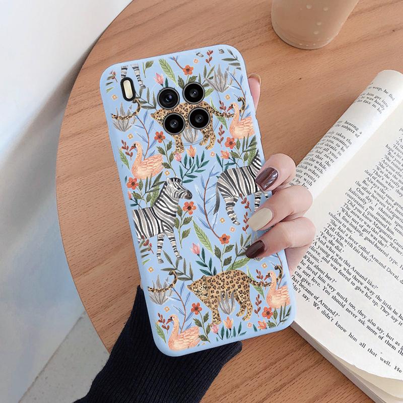 For Honor 50 Lite Huawei Nova 8i Phone Case Fashion Leopard Print Cover Soft Silicone Shockproof Fundas For Honor 50Lite Coque