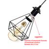 Vintage Edison Lamp E27 Screw Base Hanging Pendant Light Fixture Full Tooth Fit For Lampshade Bulb Holder Industrial Ceiling Lam