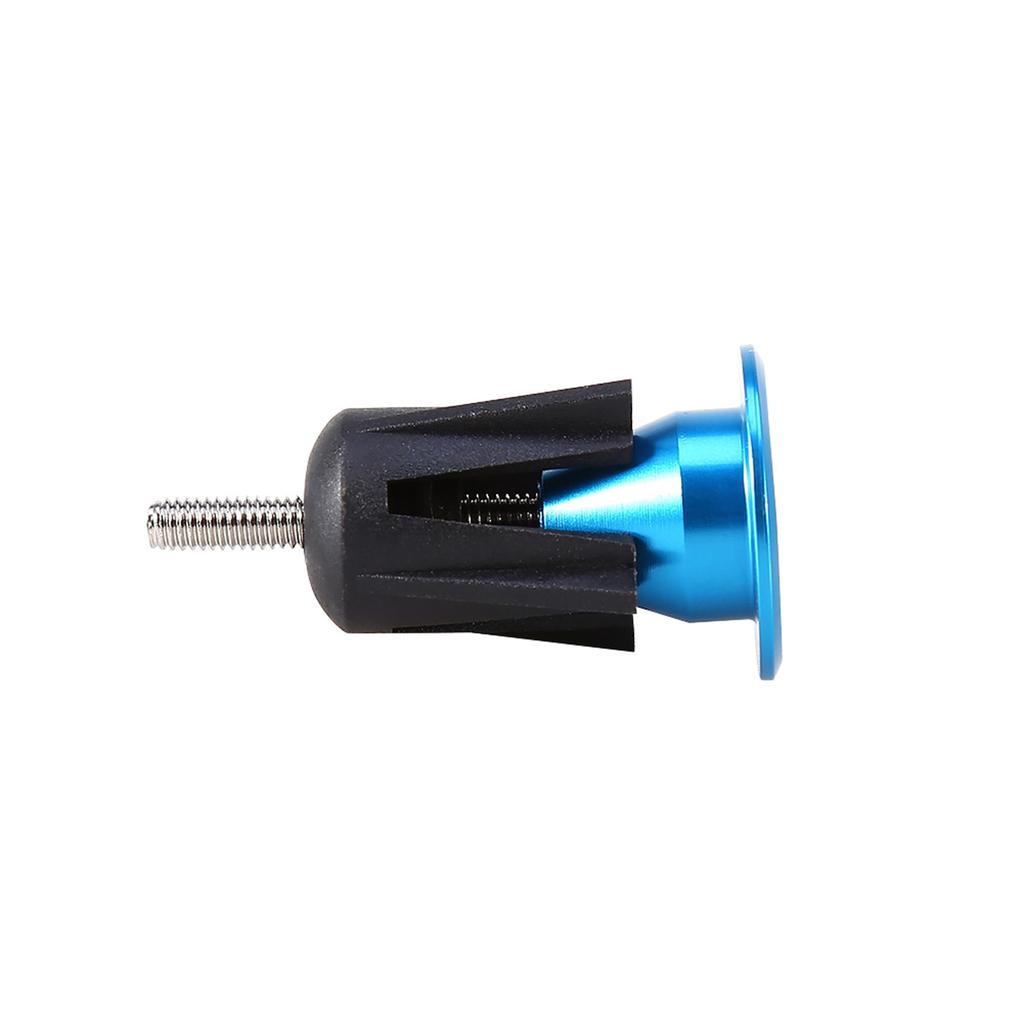 1 Pair Bike Aluminum Handlebar Grips Plug Handle Bar End Plugs Blue