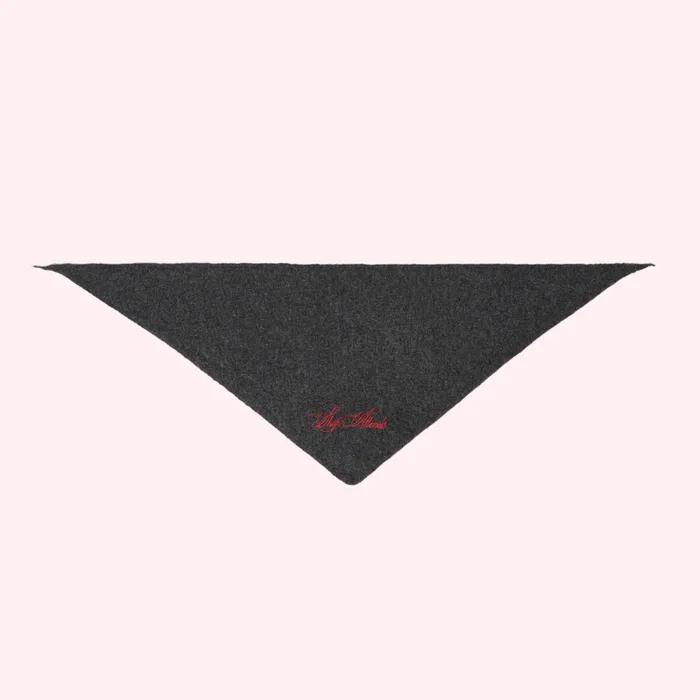 Attends Wool Scarf (Dary gray)