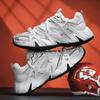 Outdoor Men's Running Shoes Spring Autumn Fashion Cross Tied Platform Sneakers Comfortable Height Increase Non Slip Casual Shoes