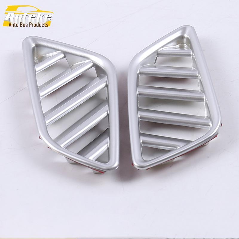 Fits 17-19 A4L: Front Air Vent Trim & Headlight Switch Sticker