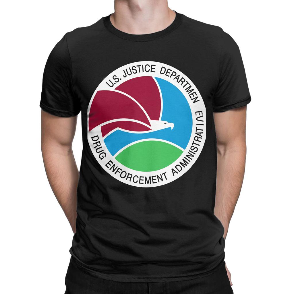 DEA US Federal Interdiction Agency TShirt Summer 100 Cotton T Shirt For Man Hipster Design Tshirt Short Sleeve Streetwear Tees