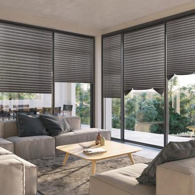 Tenda Plissettata Autoadesiva Semi Oscurante Tende per Finestre Privacy Controllo della Luce Tenda per Balcone Camera da Letto Soggiorno Camper