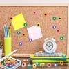 30Pcs Cute Push Pins, Flower Drawing Pins, Thumb Tacks, Pin Board Pins, Pins for Cork Board, Notice Board Pins, Cork Board Pins, Map Pins