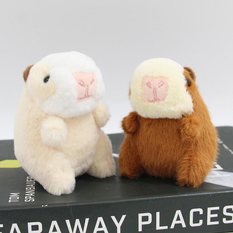 Domesticated Guinea Pig Plush Keychain Cartoon Toy For Kids And Adults