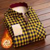 Winter Women Plus Velvet Thicke Shirt Style Jacket Warm Coat Brand Casual Woman Fleece Tops Female Grid Clothes Outerwear