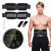 IGYLAR EMS Abdominal Muscle Belt Gel-Free Training 39 Levels Adjustable USB Rechargeable Unisex