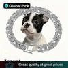 Rhinestone Decor Dog Chain Necklace, Adjustable Pet Necklace, Pet Jewelry Accessories for Small To Large Dogs & Cats New Arrival