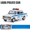 1/24 LADA NIVA Classic Car Alloy Car Model Diecast Metal Toy Police Vehicles Car Model High Simulation Collection Childrens Gift