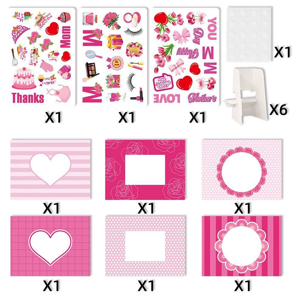 Happy Mother's Day Paper Photo Frames Crafts Kits Mothers Day Picture Holder  Mothers Day Gifts
