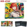 Chainsaw Man Anime Wallet Portable Large Capacity Full Color Folding Leather Purse Unisex Coin Bag