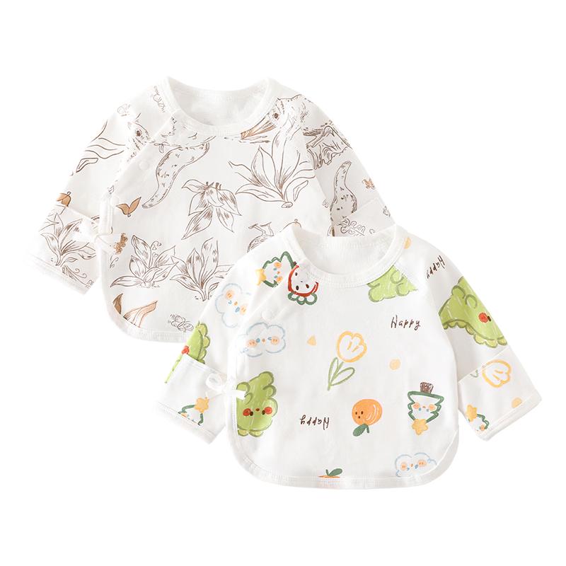 Хлопковый боди-топ для новорожденных, всесезонный, набор из 2 предметов 52 (0-1 month)