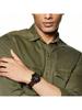 Herren-Automatik-Uhr für Pendler, mit schwarzem rundem Zifferblatt und braunem Lederarmband, perfekt für beide Anlässe. ausgezeichneter Geburtstag oder Feiertag. ME3158