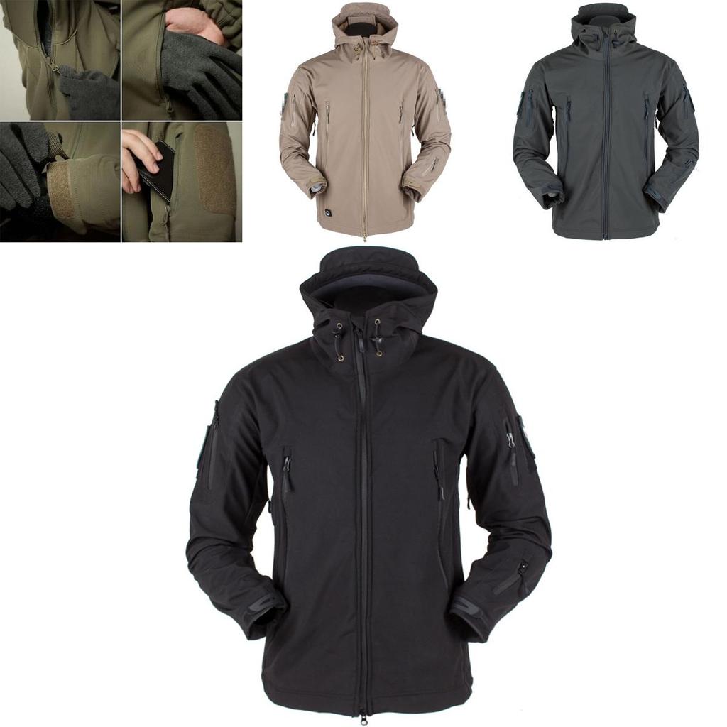 Versatile Men's Winter Jacket With Windproof Hood And Multifunctional Pockets For Outdoor Activities