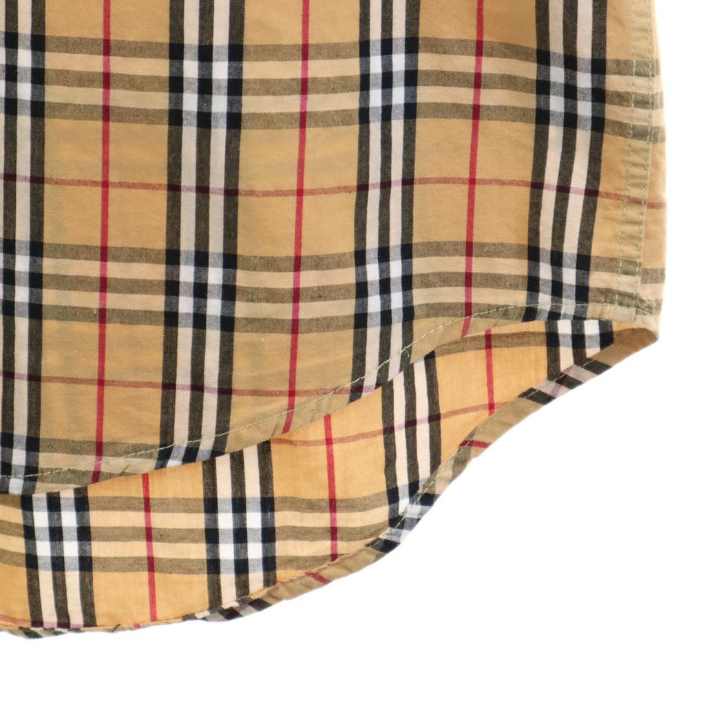 PARAGRAPH Koszula z długim rękawem zapinana na guziki w kratę jasnobrązowa męska używana