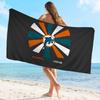 M-Miami D-Dolphins Towel Microfiber Beach Towel Absorbent Quick Dry Soft Yoga Swimming Resort Mountain Climbing Towel