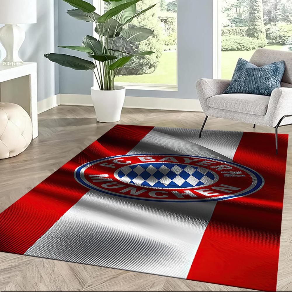 Bayern Munich Floor Rug Office Rug Design for Bedrooms Foyer Outdoor Entryway Anti-slip Rug Anime Office Decor Perfect Birthday/Christmas Gift Idea