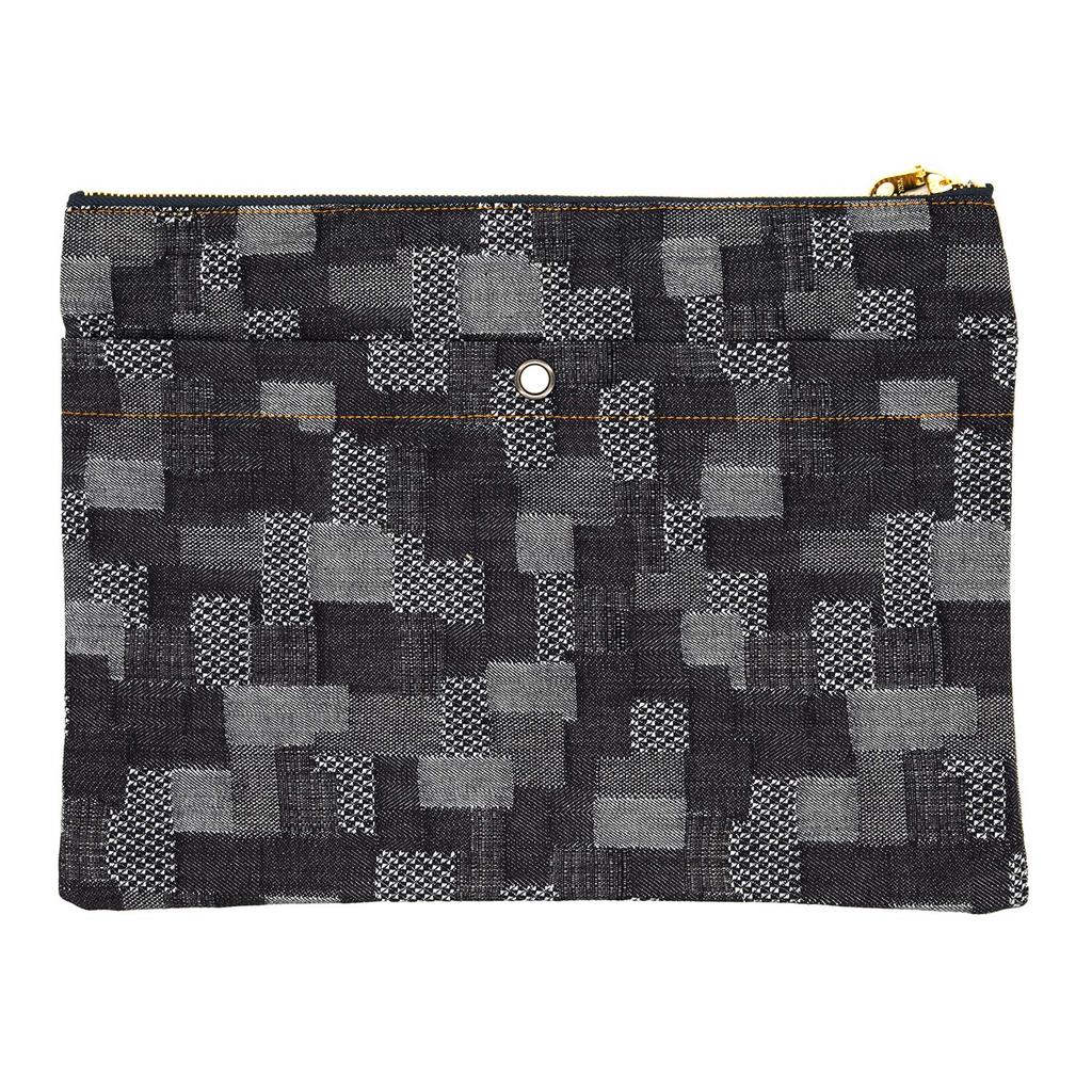 Luddite Bag-in-Bag A4 Denim Patchwork LDD-A4BIB-101