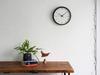 Lemnos Campagne Aile Wall Clock with Thermometer and Wooden Natural Diameter Hygrometer, Analog, Frame, Color, PC17-05 BW, Brown, 29.4cm
