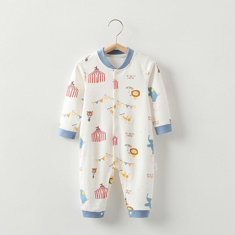 In-Stock Newborn Baby Romper Spring/Summer/Autumn Set Clothing Newborn Sleepwear Unisex Baby Onesie