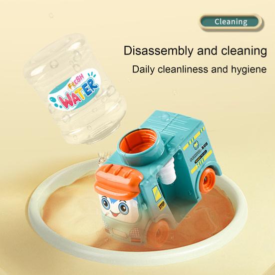 Mini Water Dispenser Bus 2 In 1 Press To Get Water Out Bottle Replaceable Pretend Play Funny Kids Water Dispenser Toy Children Gift