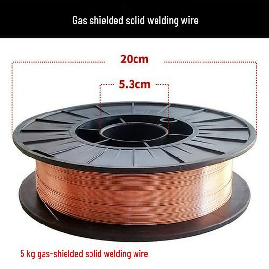 Compact Gasless MIG Welder with Self-Shielded Flux-Cored Wire, 0.5 Kg Spool, 1.0mm for Carbon Steel.