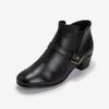 ESquire Women S Buckled Heel Molded Ankle bootS