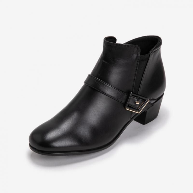 ESquire Women S Buckled Heel Molded Ankle bootS
