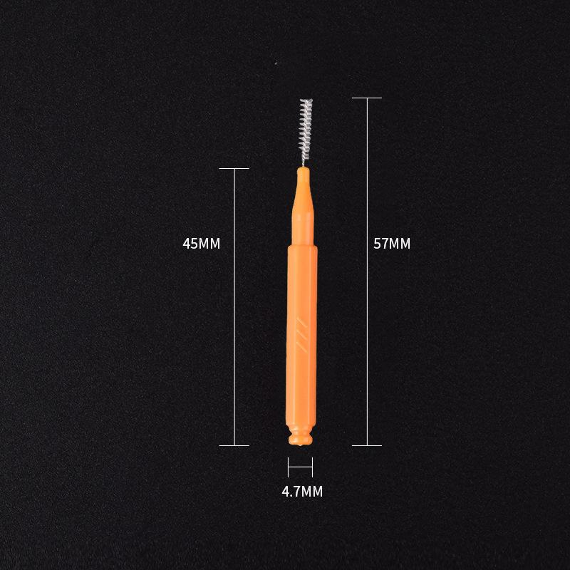 1 Set L/I Shaped Interdental Brush Soft Bristles for Dental Cleaning Plaque Removal Oral Care At Home and Office