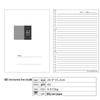 2021 A5 Loose-Leaf Planner Refill: Blank Grid & Lined Inner Pages, 6-Hole