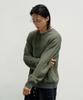 SLOWACID V-Neck Striped Pullover Knit [Khaki]