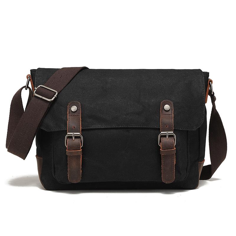 Portable Camera Bag Men's Single Shoulder Oblique Straddle Bag Outside Travel Oblique Back Electric Head Canvas