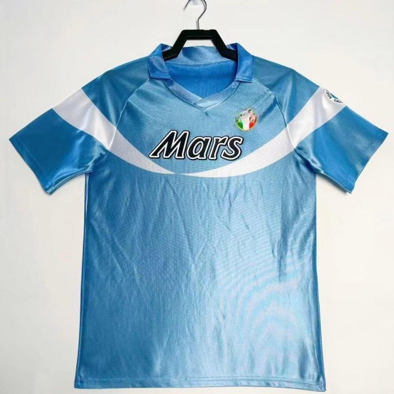 Vintage fotbalový dres Neapol Retro kolekce Vysoce kvalitní sběratelský sportovní dres