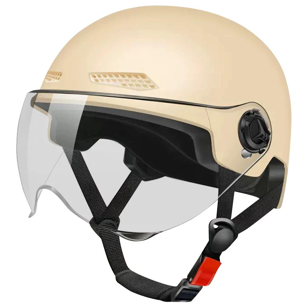 Electric Bike Helmet Lightweight Bicycle Helmet Adjustable Riding Safety Helmet Breathable Cycling Accessories for Summer