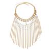 Ethnic Head Jewelry With Gold Water Drill Chain Tassel For Festival