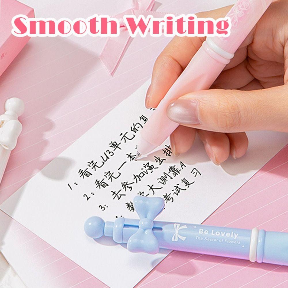 4PCS Quick Drying Neutral Pen 0.5mm Black Ink Writing Tool Multifunctional Ballpoint Pen  Students