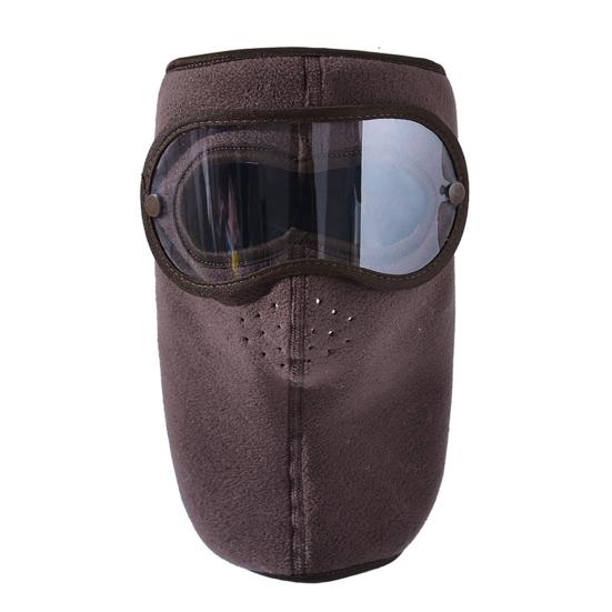 Ochelari de protecție Toamnă Iarnă Mască de protecție pentru față Bărbați Femei Mască caldă din fleece pentru față Vreme rece Ciclism în aer liber Scut facial complet anti-aburire Guler termic