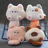 Adorable Plush Cat Keychain Soft Stuffed Animal Bag Charm Cute Cat Doll For Gifts