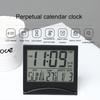 Foldable Desktop LCD Electronic Clock Multi-function Date Temperature Alarm Clock Simple and Convenient Thin Travel Clock