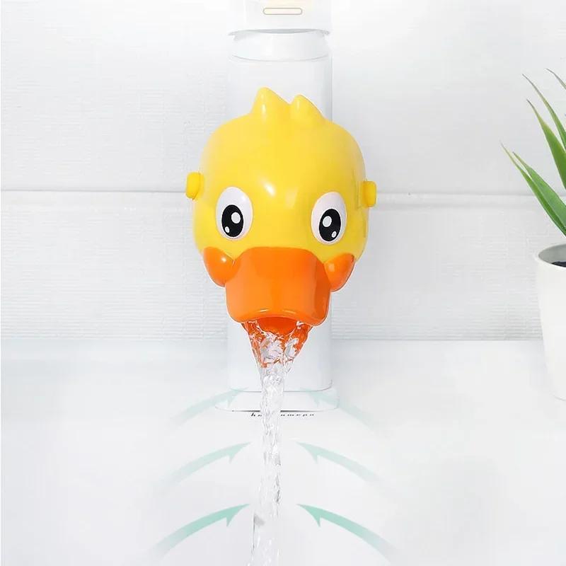 Bathroom Sink Nozzle Faucet Extender Animal Shaped Water Tap Extension Kitchen Faucet Accessories for Children Kid Hand Washing