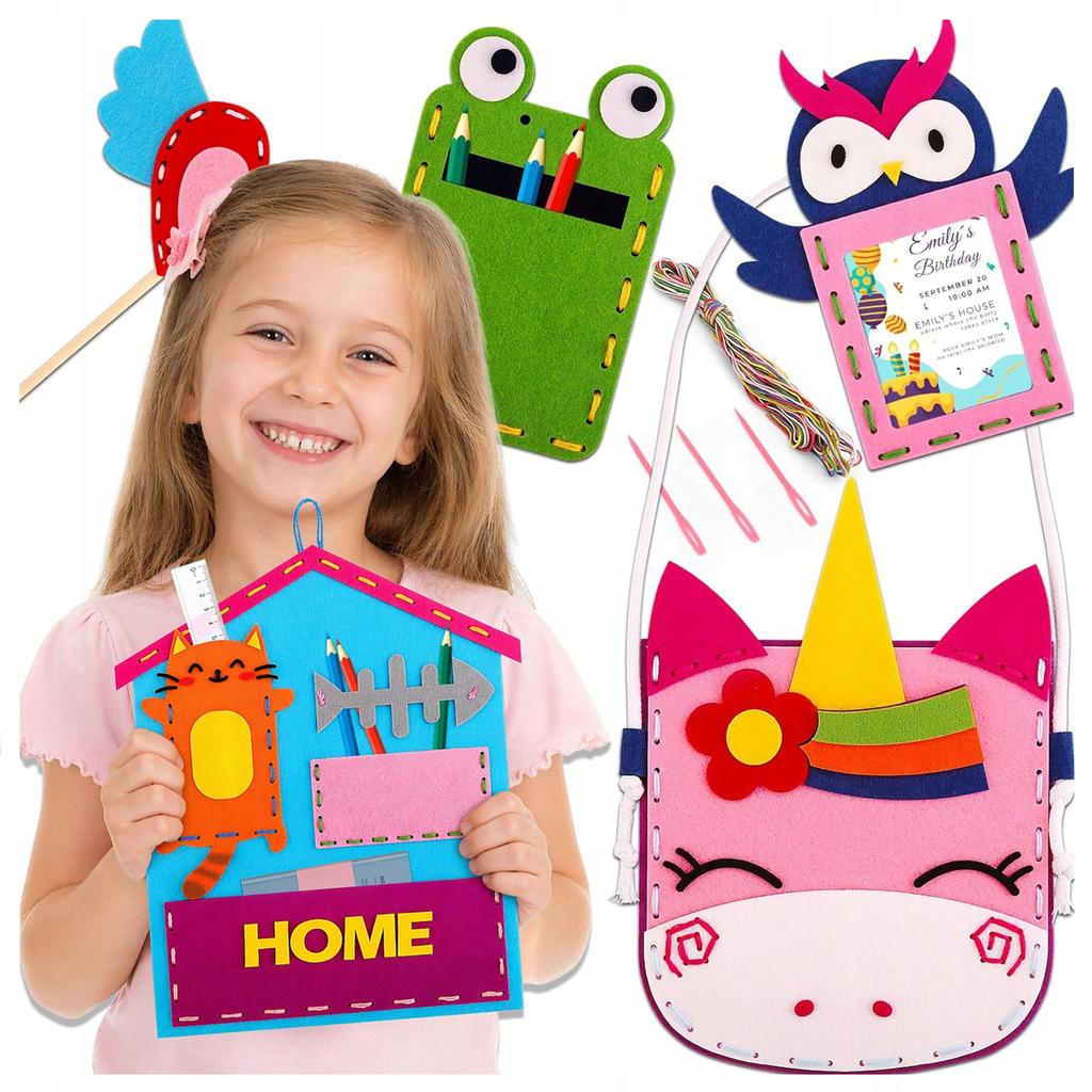 [PACZA] DIY Felt Sewing Kit for Kids Z3357